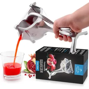Heavy-Duty Pomegranate Juicer - Sturdy Fruit Press for Easy Juice Extraction in the Kitchen Metal Set