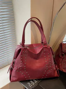 1pc Stylish minimalist casual retro solid-color Zipper Crossbody Tote bag with ample capacity—perfect for daily commuting, shopping, and travel. A must-have for women.