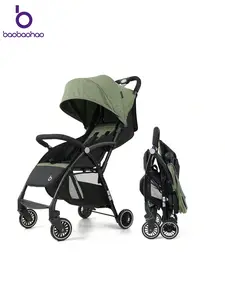 Baobaohao A10 Ultra-Light 4.6kg Travel Stroller for Baby & Toddlers, 3-Fold Compact Carry-On Baby Stroller with One-Hand Fold, Canopy, Storage Basket & Multi-Position Recline, 2-in-1 Stroller for Infants & Newborns 0-36 Months