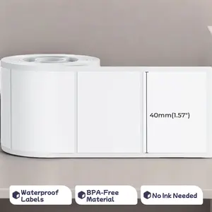 Thermal Sticker Paper for Nelko PM220 1.57x1.18 Inch Waterproof Barcode Labels Replacement Up to 690 Labels for Business Mailing