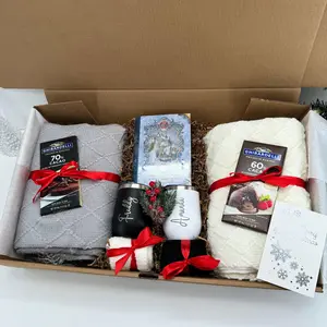 BIG Christmas GIFT BOX For Two Personalized Cozy Gift For Couple Congrats For