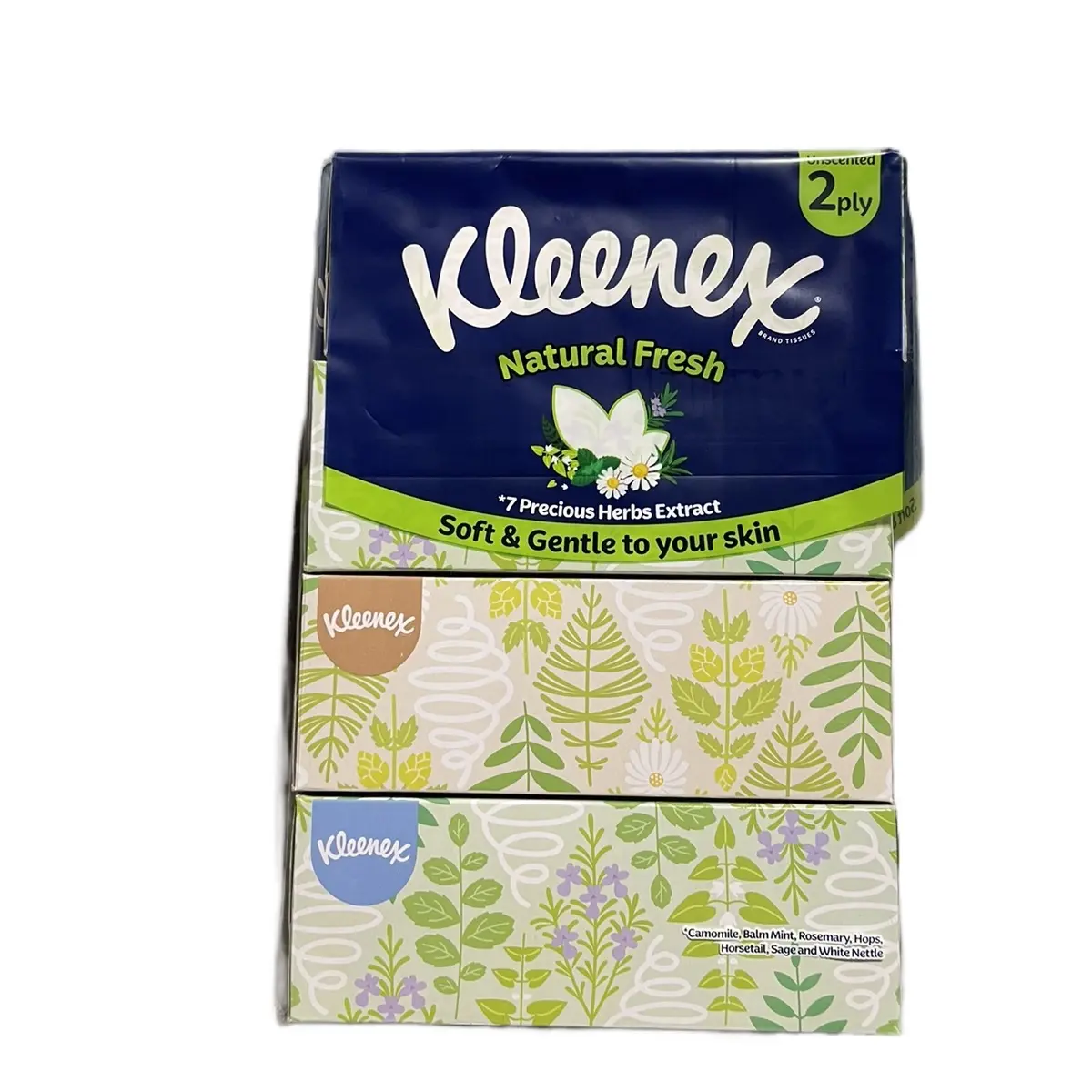 Kleenex Natural Fresh Scented Kitchen Cleaner with 7 Precious Herbs Extract, Pack of 4 - Natural, Gentle, Nontoxic, Ready-to-Use Home Care Household Supplies, Natural Kitchen Cleaners
