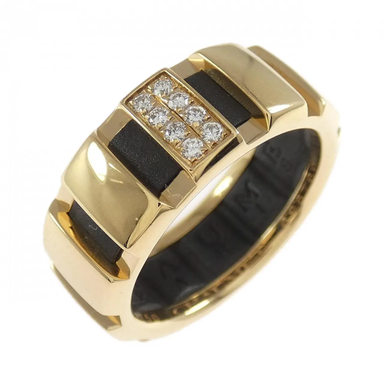 Chaumet Class One 750 Yellow Gold Diamond Ring