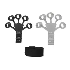 2Pcs Finger Gripper Adjustable non-slip finger trainer, 5-finger opening design portable grip strengthener, dedicated for basketball training  Guitar Finger Exerciser