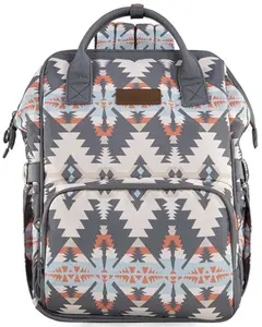 Wrangler Unisex Southwestern Print Callie Backpack - Wg2210-9110 Gy