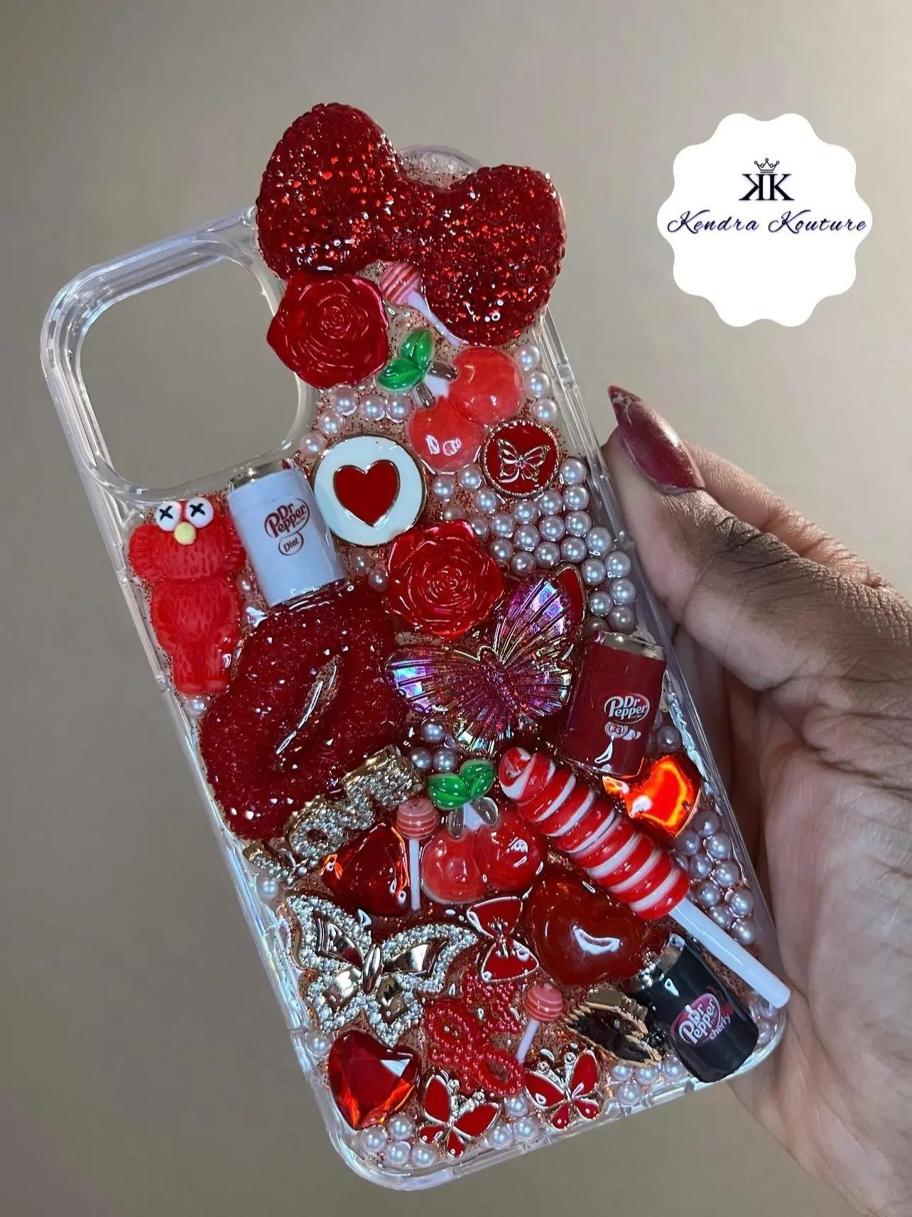 iPhone Junk Cases with Unique Charms & Gems for Personalized Style Bling & Charms Only Handcrafted Design