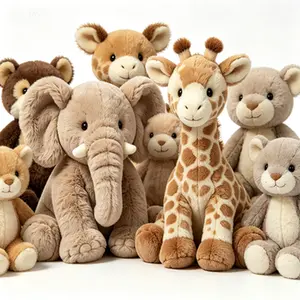 Fall in love with our ultra-fluffy wildlife plush collection! Featuring gentle elephants, sweet giraffes and more lovely forest creatures, each stuffed doll is crafted with premium soft fuzzy fabric for cloud-like touch.