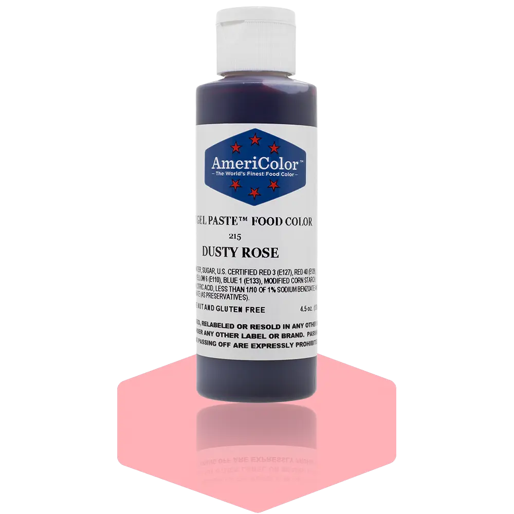 AmeriColor, Dusty Rose, 4.5 Ounce, Soft Gel Paste Food Color