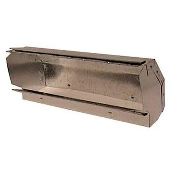 Made in USA Shortway Bend 90° Galvanized Duct Stack Elbow - 3-1/4" ID, 12" Long, Standard Gage, S/N: 03378700, UNSPSC: 40141700, Part Number 10503120