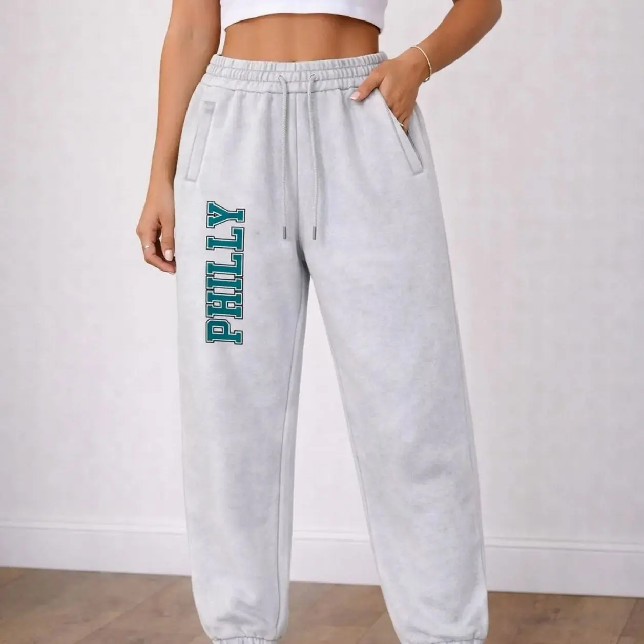 Philadelphia Fleece Joggers Unisex, Philadelphia Football Sweatpants, Cozy Jogger Pants, Game Day Lounge Bottoms, Tailgate Gift 3