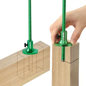 Wood Marking Tool with Clear British/millimeter/Inches Scale, Adjustable Woodworking Marking and Marking Tool, Wheel Marking Gauge - Carpenter's Marking Tool - Parallel Line Drawing Tenon Hole Measuring Tool, Measuring Ruler, Hand Measuring Tool