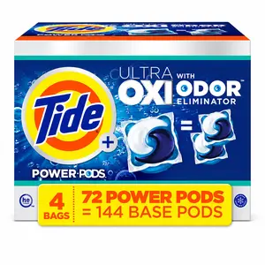 Tide Power PODS + Ultra OXI Laundry Detergent Pacs, 72 ct.