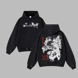 Katsuki Bakugo My Hero Academia Anime Retro Unisex Acid Washed T-Shirt, Hoodie, Oversized Unisex Anime Merch, Soft Cotton Streetwear Clothes, Unisex Manga Apparel, Gift for Anime Fans, Christmas Gift HW4 IJG