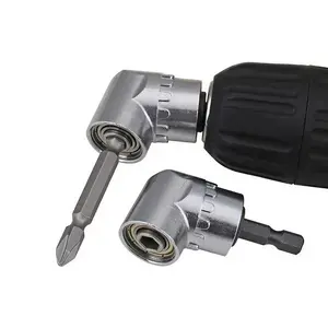 105 Degree Right Angle Drill Adapter, Right Angle Drill Attachment, Flexible Shaft Extension Drill Bit, Screwdriver Bit Connector, Power Tool Accessories, Replaceable Screwdriver Bits