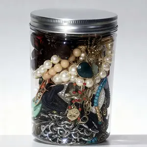 Women's Elegant Jewelry Storage Canister Organiser, Ideal for 1-2 Special Occasion Gifts (Birthday, Anniversary)