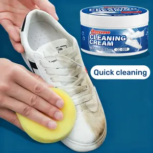 Shoe Cleaner Paste, Whitening & Stain Removal, Oxidation Remover, No Rinse Formula, Essential Cleaning Agent