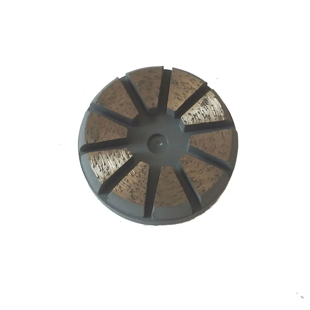 3" Segmented Diamond Grinding Discs 30/40 Grit on Terrco For Concrete Prep