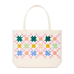 Bogg Bag Original Tote Bag - Happy Camper Quilt Multi