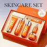 HONLINK Korean 5X Vitamin C Skincare Set with Niacinamide & Hyaluronic Acid for Deep Moisturizing,Repairing,Nourishing Skincare Kit