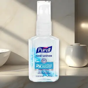 Purell Refreshing Hand Sanitizer Pump 8fl oz - Antibacterial Hand Sanitizer with Pump, Refreshing Scent, 8fl oz, for Home Office, Quick-Dry, Family Safe