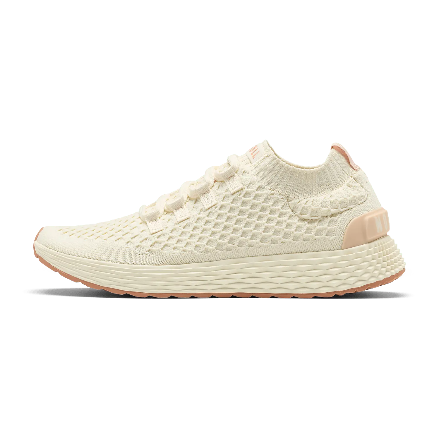 NOBULL Women's Allday Knit Shoe in Mineral White Clay - Everyday Walking Sneaker, Comfortable Slip-On Shoe, Casual Trainer