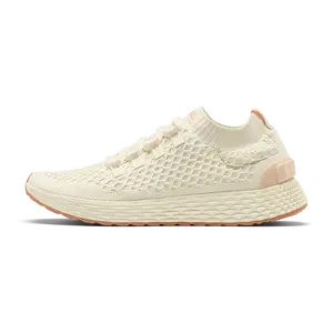 NOBULL Women's Allday Knit Shoe in Mineral White Clay - Everyday Walking Sneaker, Comfortable Slip-On Shoe, Casual Trainer
