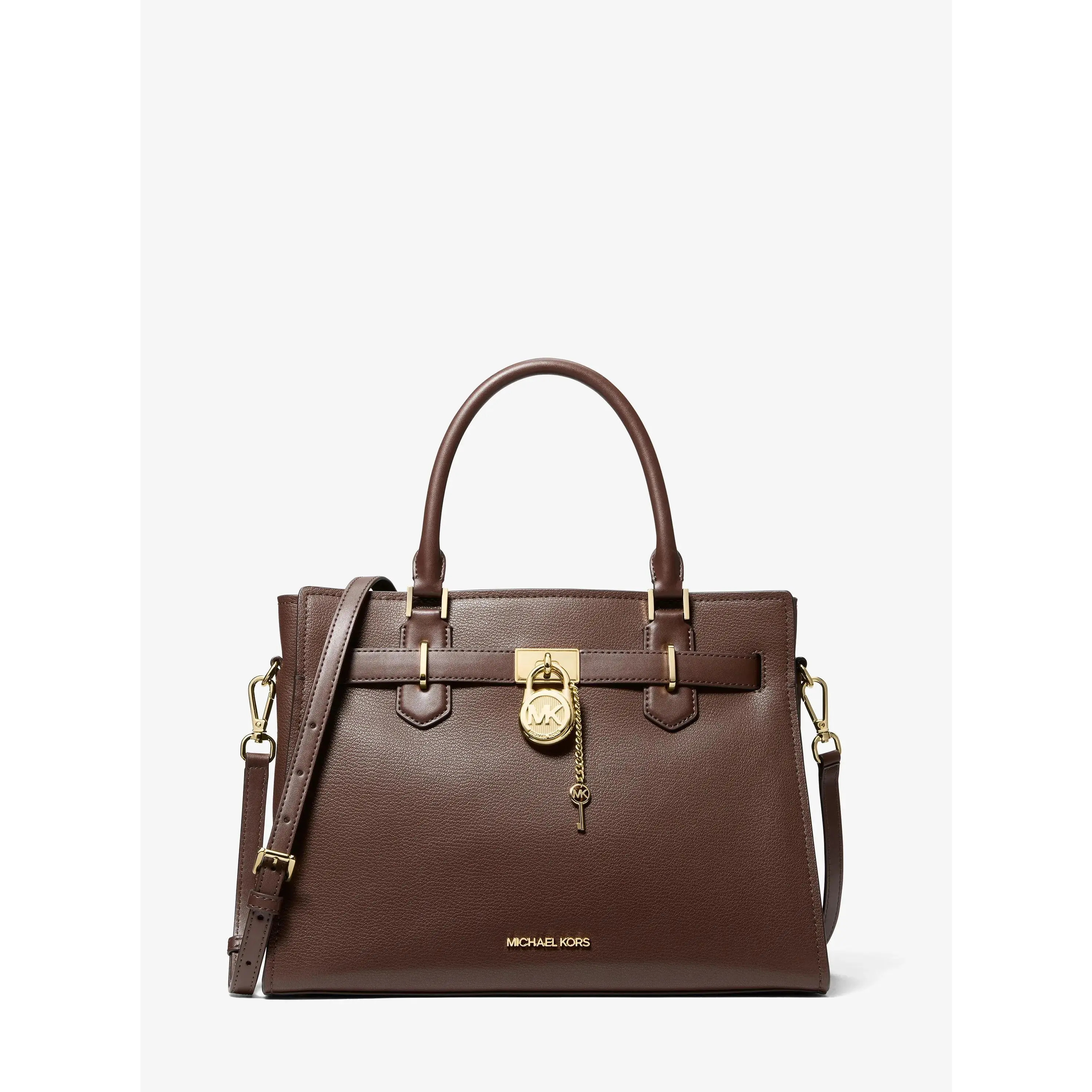 Landon Medium Leather Satchel