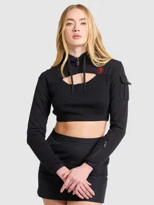 Rogue Cropped Hoodie