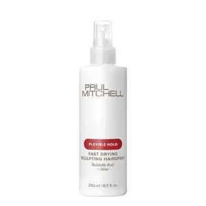 Paul Mitchell Fast Drying Sculpting Hairspray - Unisex Fragranced (Cucumber Fragrance) Hair Product with Flexible Hold, Buildable Body, Shine for Curly & All Hair Types