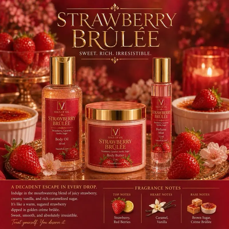Strawberry Brûlée Travel Buttercream Sample Kit