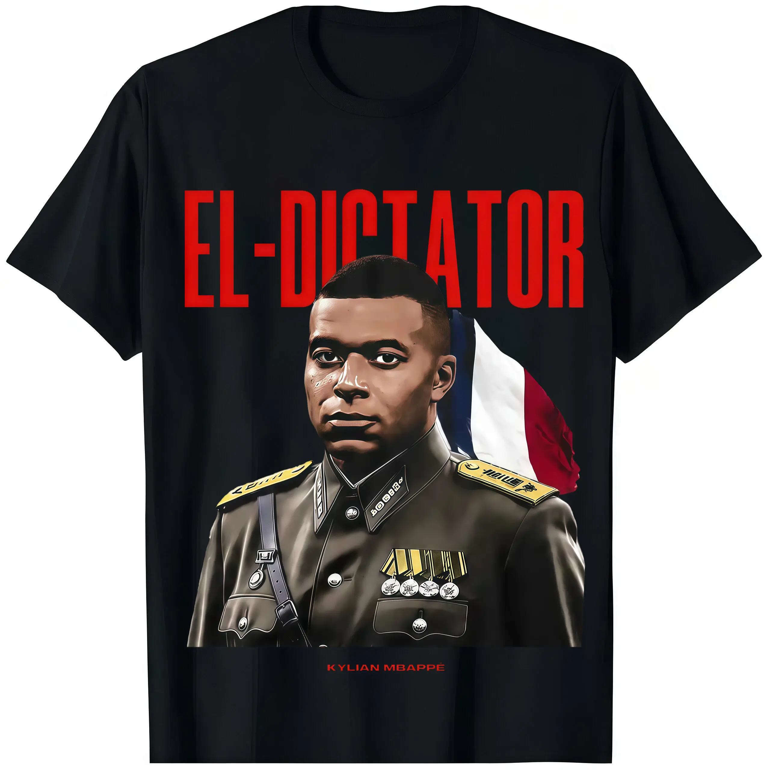 Mbappé Graphic T-Shirt, France Soccer Streetwear Tee, Vintage Soccer Shirt, El Dictator Graphic Tee, Retro Football Tee, Unisex Cotton Shirt, Oversized Casual Top, Summer Sportswear