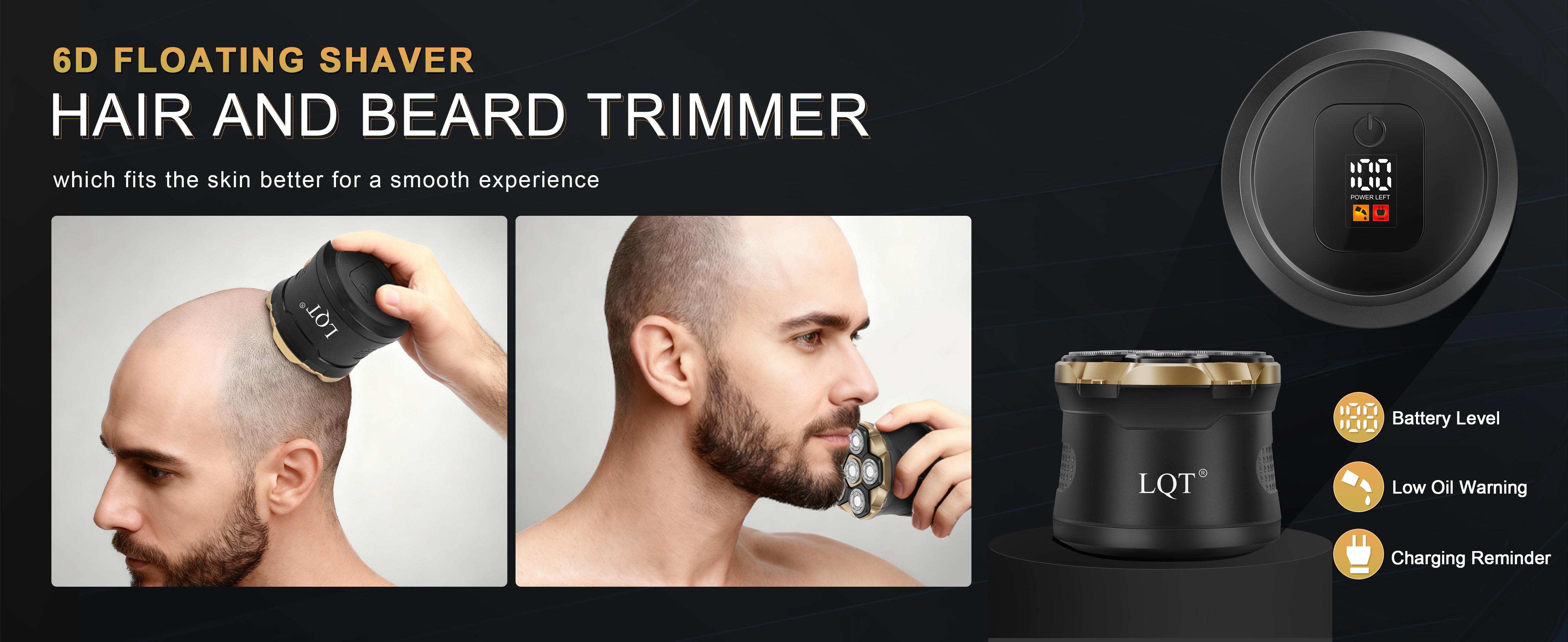 Head for Bald Men: hair clipper Upgraded Detachable Head - Electric ...