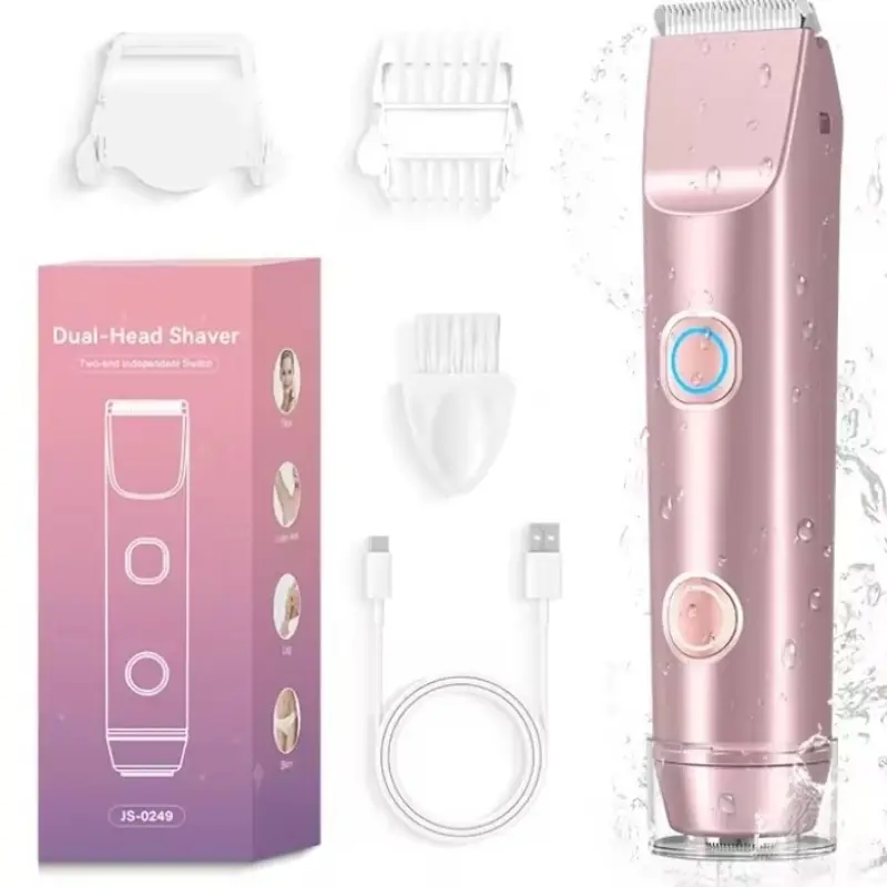 Electric Epilator, Epilator Hair Remover, Dual-head Shaver for Women, Full-body Hair Trimmer, Portable Hair Removal Device