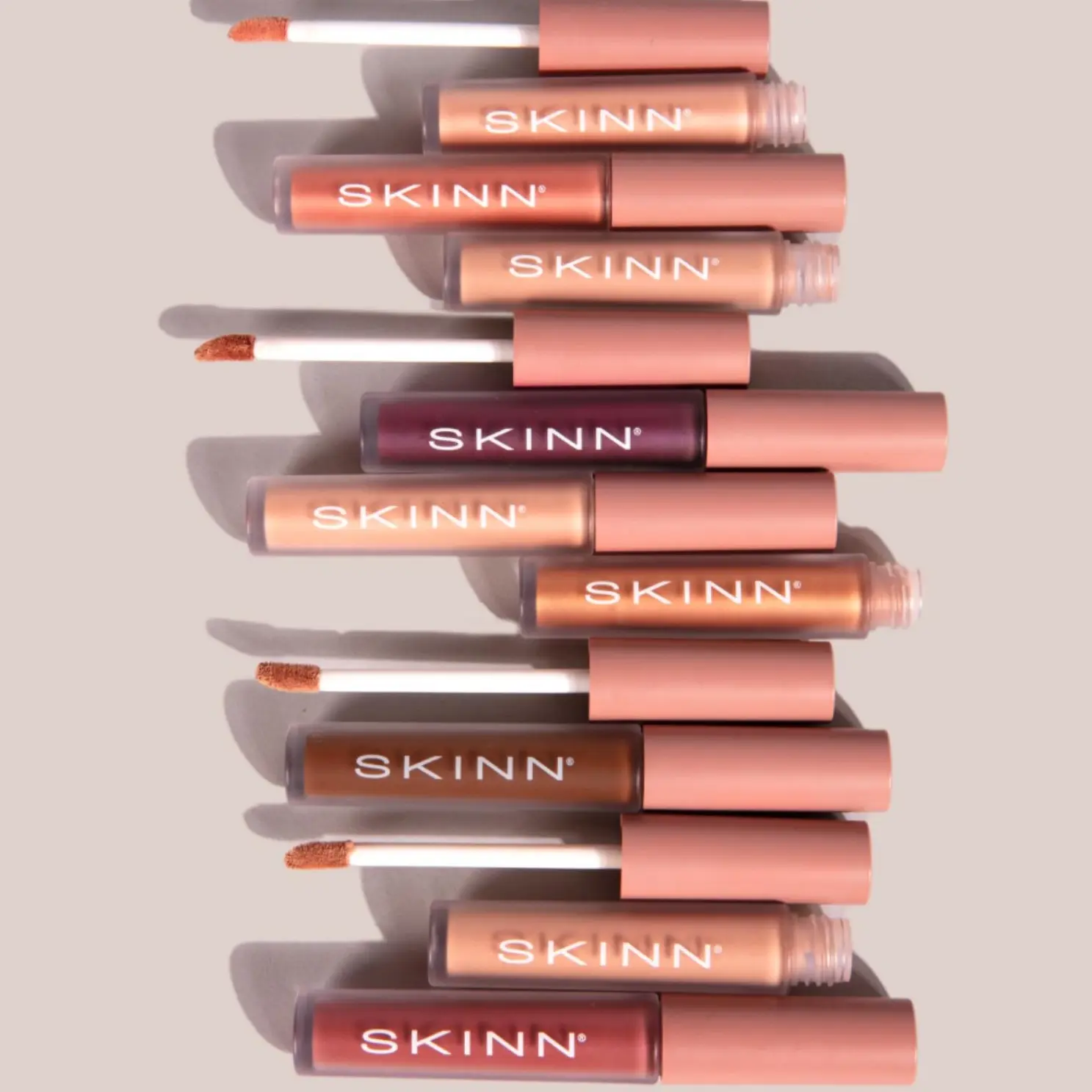 SKINN Cosmetics Age-Defying Firming Liquid Eye Shadows - Matte Shimmer Eyeshadow with Clay & Titanium for Crease-Resistant Long-Lasting Wear