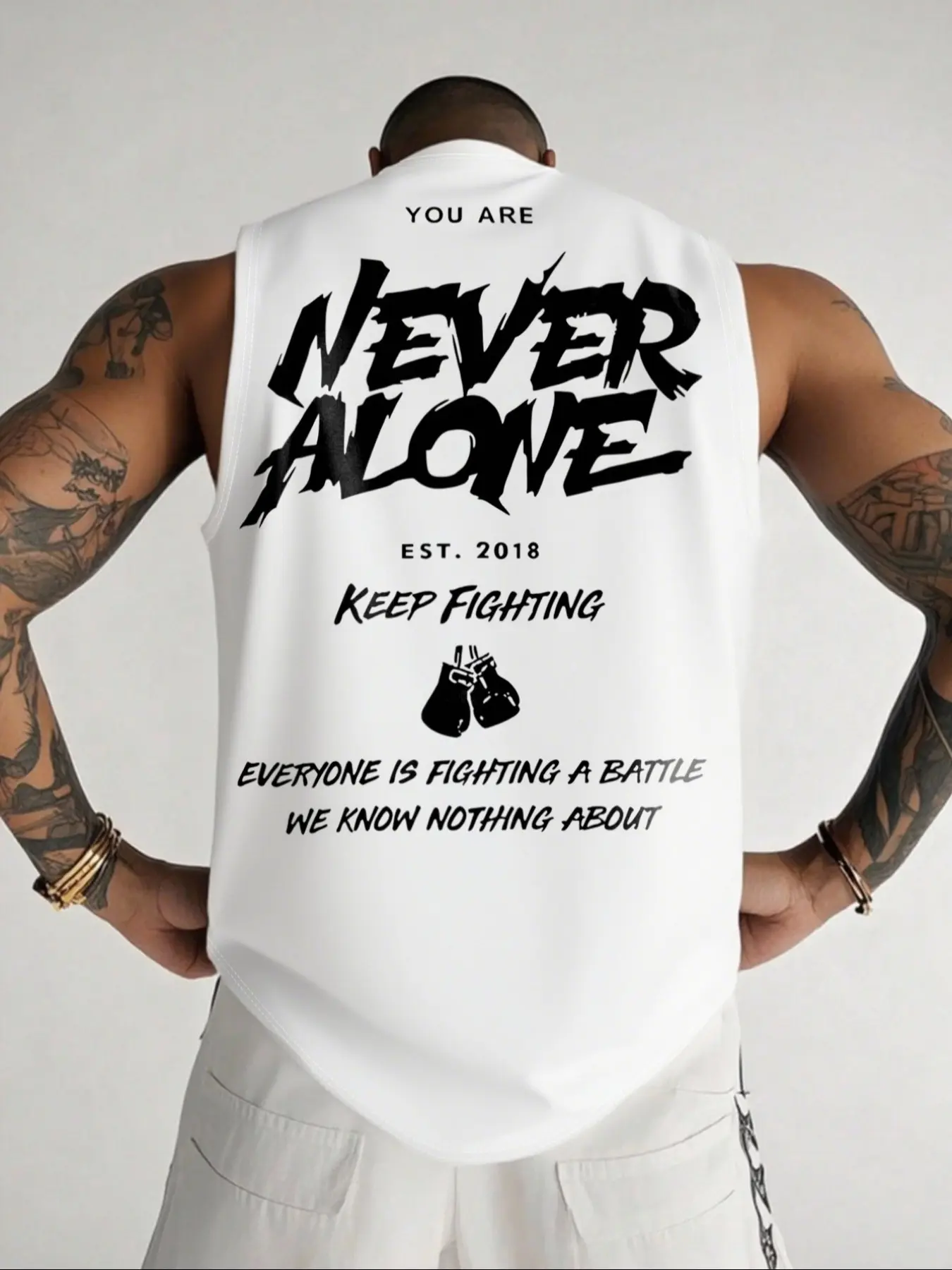 Men's Sleeveless Muscle Fitness Tank Top, Fashion Letter Print Casual Vest, Breathable Summer Underlayer Shirt, Comfortable Sportswear, Activewear, Fitness Apparel, Gym Tops, Gym Workout Wear, Sleeveless Sporty Design, Fitness Clothes