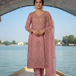 AghaNoor Luxury Formal Chiffon Ready To Wear Dress with Lining Attached in Shirt and Sleeves Pakistani Inspired Women's Wear