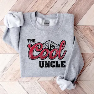 The Cool uncle Sweatshirt, cool uncle Crewneck Sweatshirt, funny Sweater