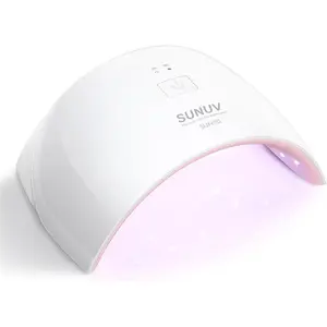 SUNUV UV LED Nail Lamp, Nail Dryer for Gel Polish UV Light for Nails with Sensor 2 Timers SUN9C Pink Gift for Women Girls SUNUV