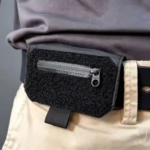 Slim Belt Wallet EDC Compact Waistpack— Zero Bulk For Your Everyday Carry, Concealed Retractable Quick Access Wallet for Cash, Cards & ID, Breathable Lightweight Pouch for Cards, Cash, Keys, Passport & Small Essentials, Perfect for Commuting,Travel