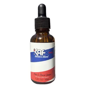 KAFX Body Barber's Blend Coffee Infused Hair & Beard Oil Organic Scented Hair Care Aroma 1 FL OZ / 30 ML Made in the US
