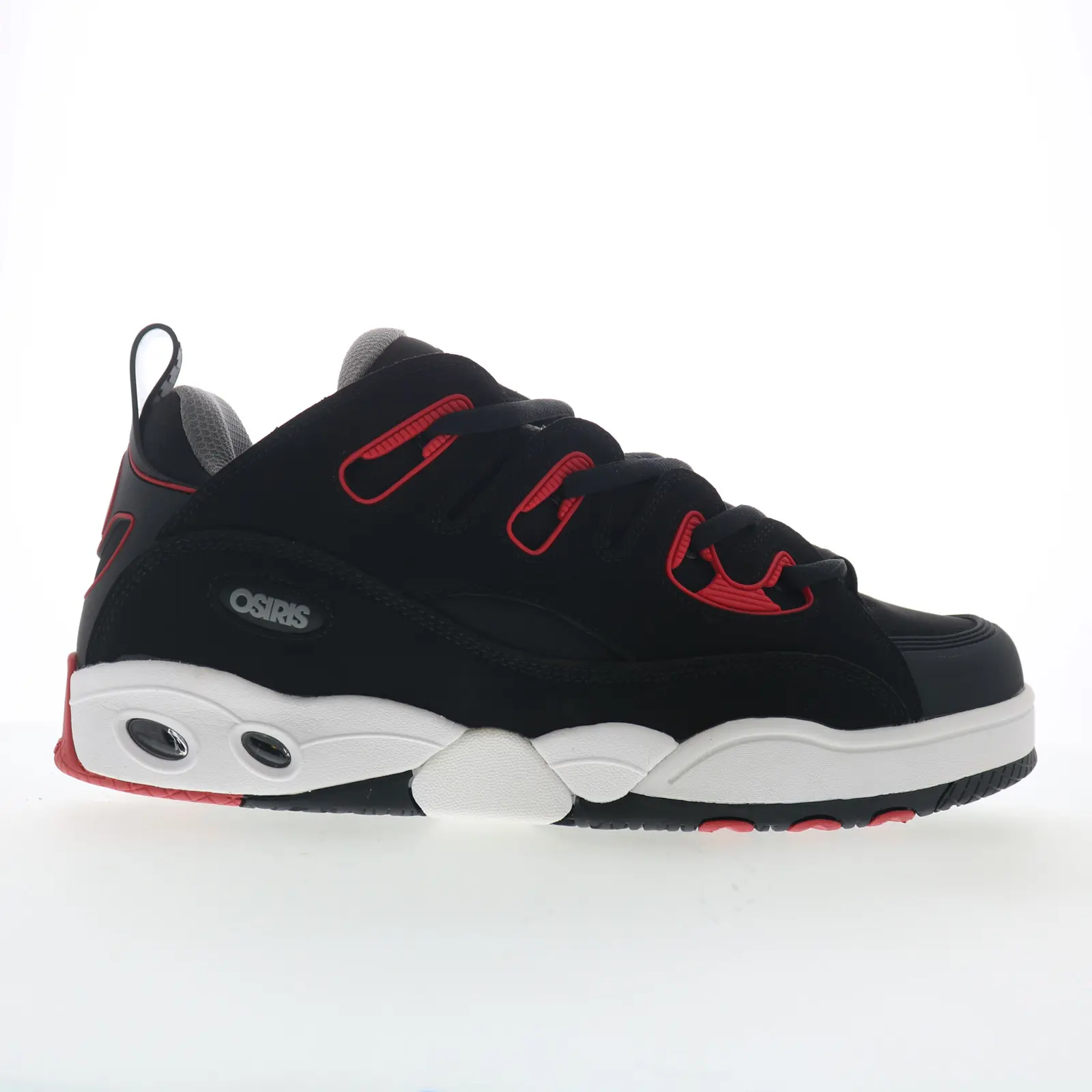 Osiris D3 E 1375 1044 Mens Black Nubuck Skate Inspired Sneakers Shoes