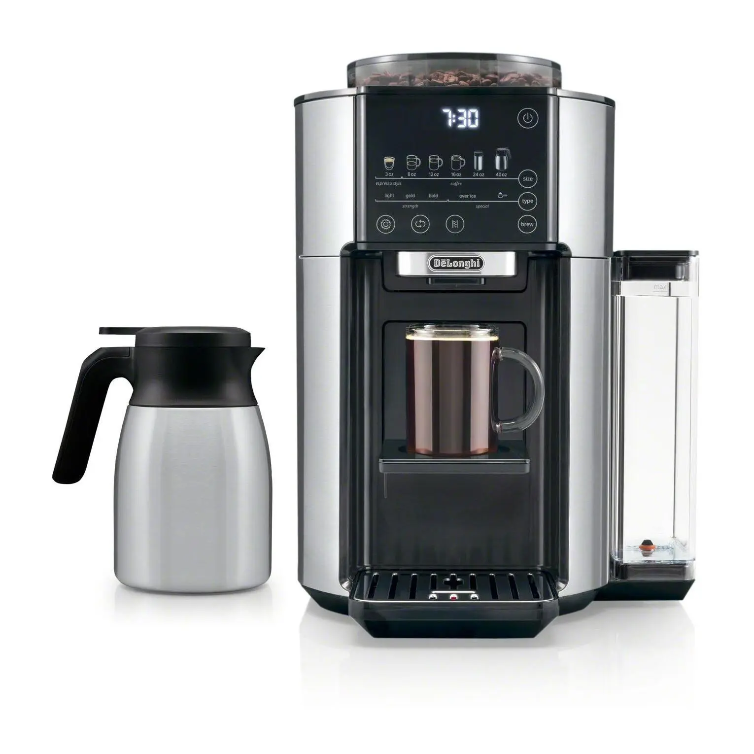 DeLonghi TrueBrew Automatic Drip Coffee Maker w/Thermal Carafe