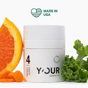 Revitalizing Night Cream by Y'OUR, Revive & Nourish, Vitamin C, Retinol, Niacinamide, Squalane, Jojoba Oil, Skin Repair