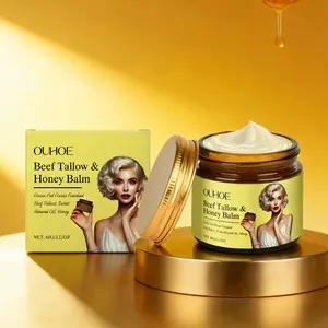 Ouhoe Cow Oil Skin Moisturizer Cream, Deeply Moisturizing, Deep Hydration Locking Water Moisture Relief, Comfortable Dry Skin Care, Gentle Skincare Balm, Deep Moisturizing Repair