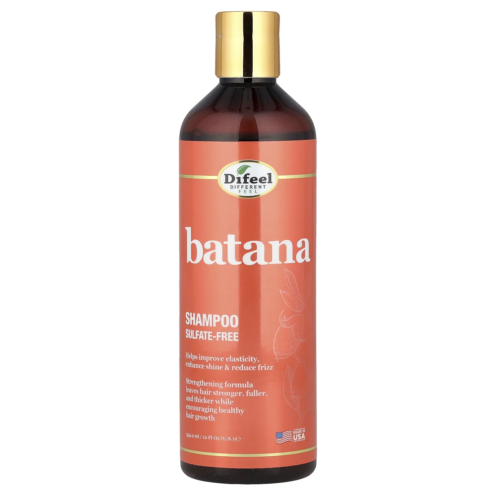 Difeel Batana Shampoo, Sulfate-Free, 12 fl oz (354.9 ml) Difeel Batana Shampoo, Sulfate-Free, 12 fl oz (354.9 ml)