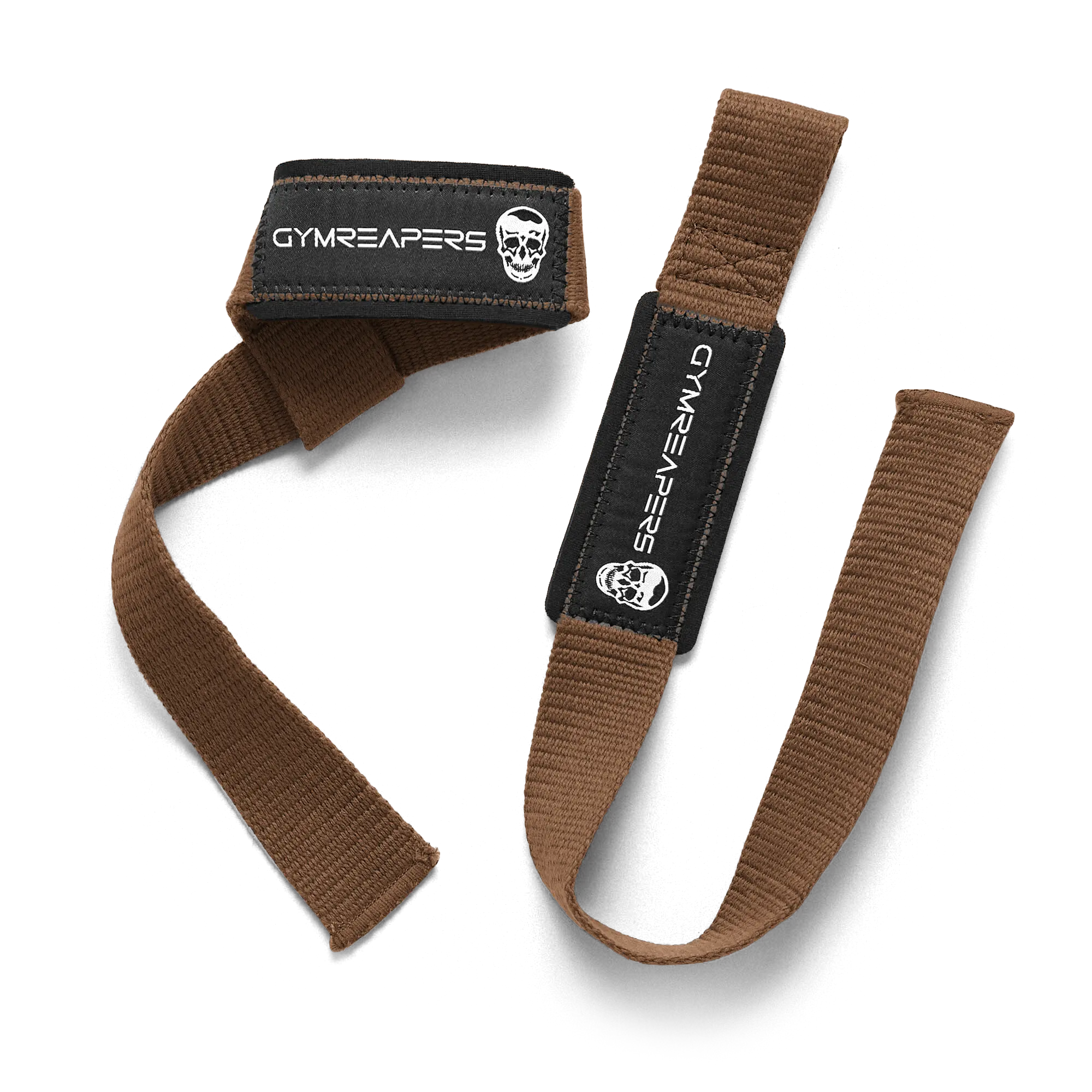 Lifting Straps | Premium Padded Weightlifting Straps - Brown
