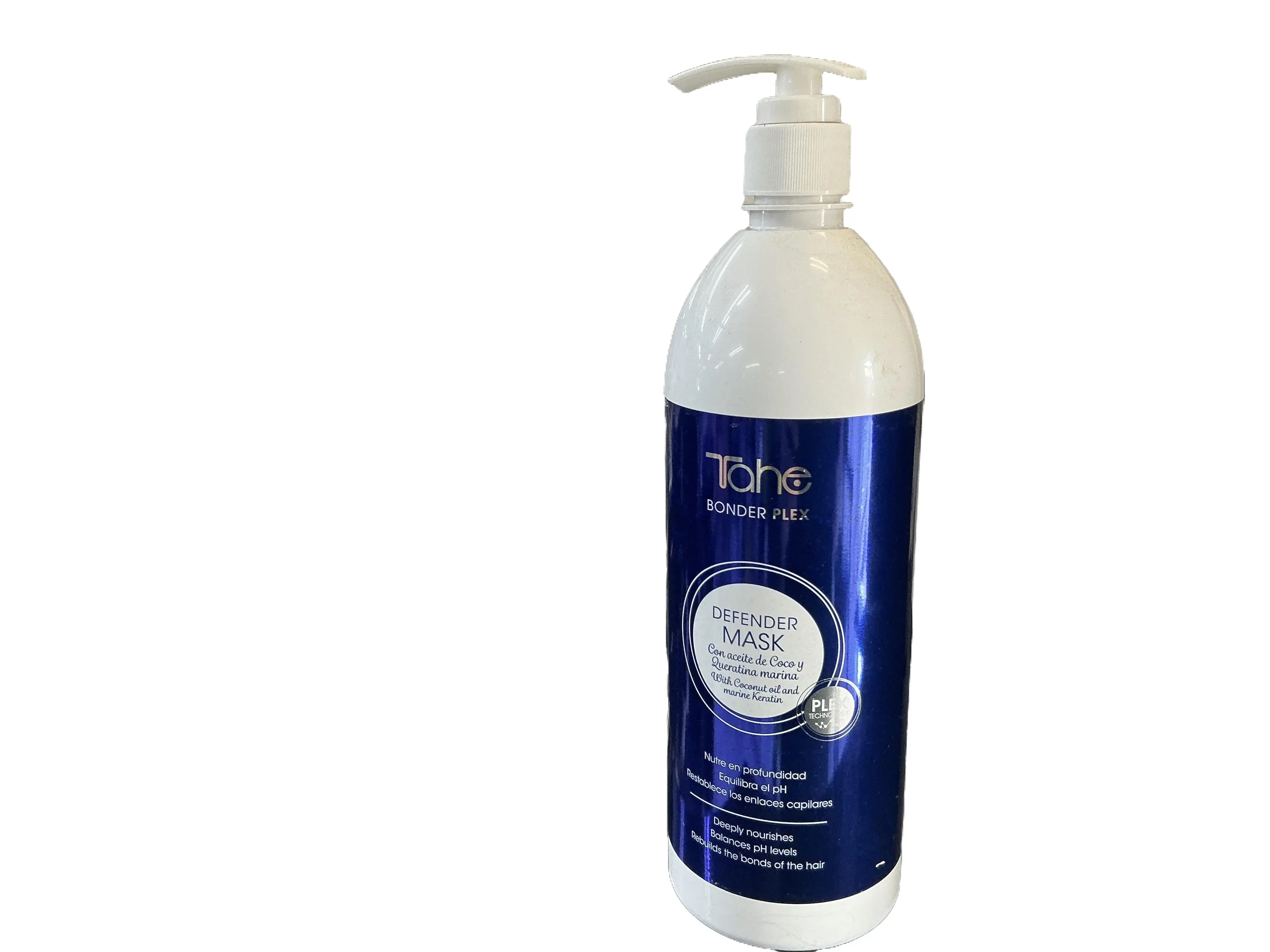 Tahe Plex Defender Haircare Bonder Shampoo & Mask Set, Cleansing Formula with Coconut, for Bleached & Chemically Treated Hair, Bottle Packaging