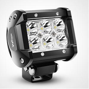 Nilight 2PCS Mounting Base Bracket LED Light Bar Slide Mount Bracket 2 Years Warranty (90034B),Black