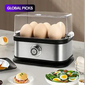 Electric Egg Cooker, 6 Egg Capacity Egg Boiler, Hard, Medium, Soft Boiled Egg Poacher, Multi-functional Egg Steamer, Kitchen Appliances #GLOBAL PICKS