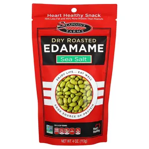 Seapoint Farms Dry Roasted Edamame, Sea Salt, 4 oz (113 g)